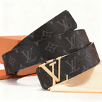 Classic Letter Buckle Men's Belt, Stylish Texture Shows Quality Delivery within 6 to 9 days
