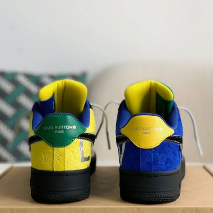 Contrast Panel Trendy Low-Top Sneakers