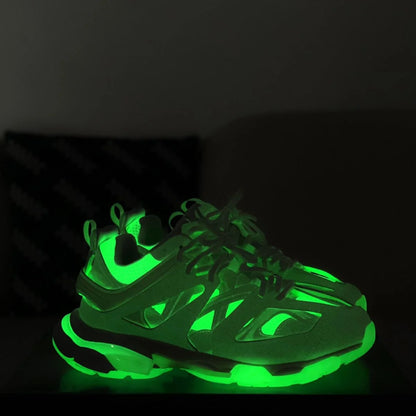 Fluorescent Effect Techwear Sneakers
