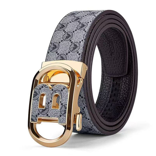 Fashionable Printed Automatic Buckle Belt