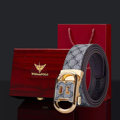 Fashionable Printed Automatic Buckle Belt