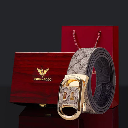 Fashionable Printed Automatic Buckle Belt