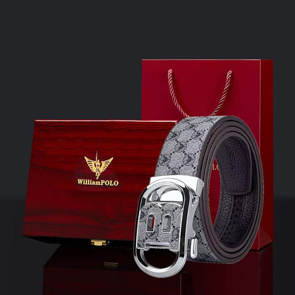 Fashionable Printed Automatic Buckle Belt