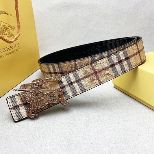 Knight Buckle Men's Belt, Unique Shape Highlights Personality