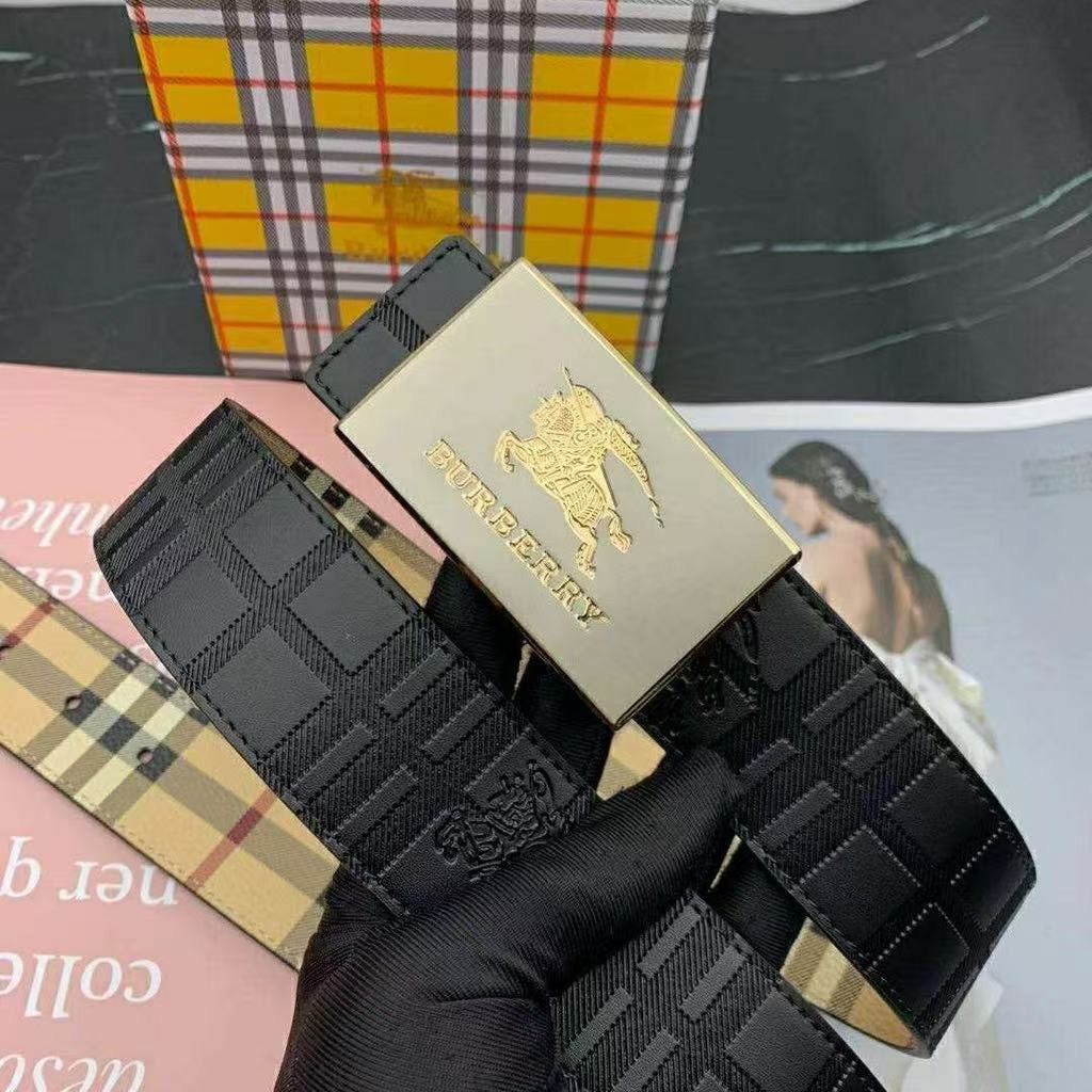 Knight Buckle Men's Belt, Unique Shape Highlights Personality