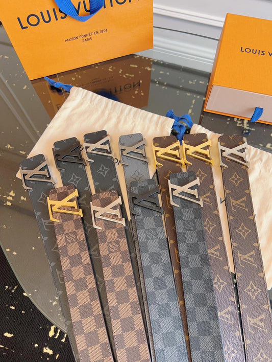 Classic Letter Buckle Men's Belt, Stylish Texture Shows Quality Delivery within 5 to 8 days There is a gift box.