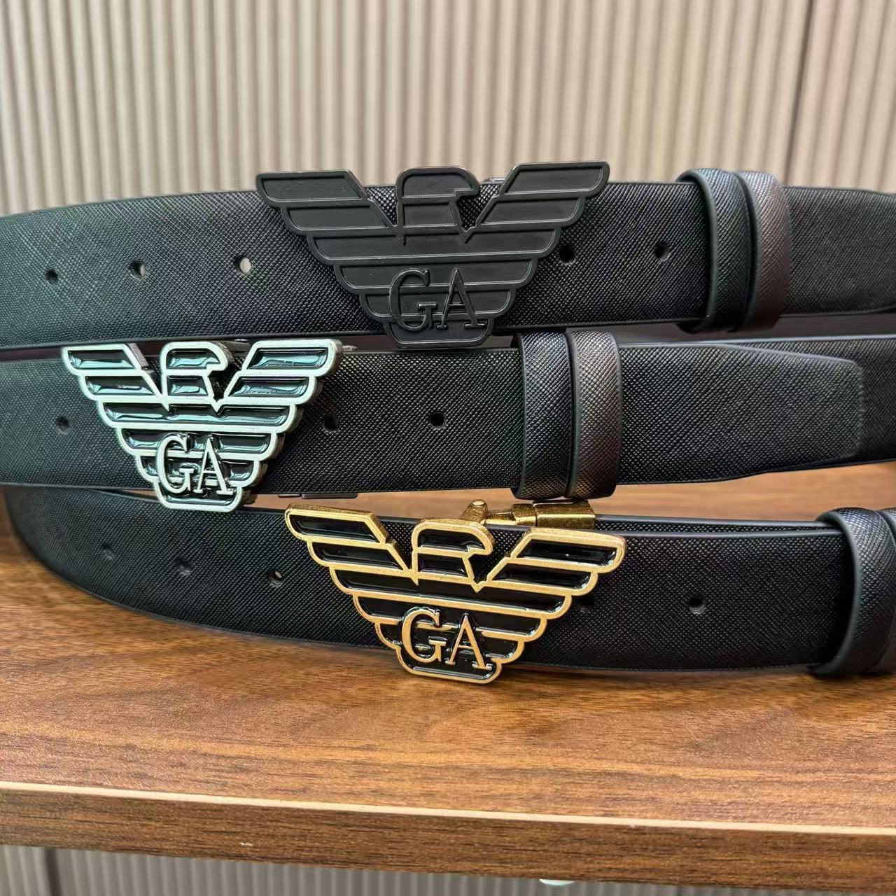 Fashion Eagle Wing Buckle Men's Business Casual Belt