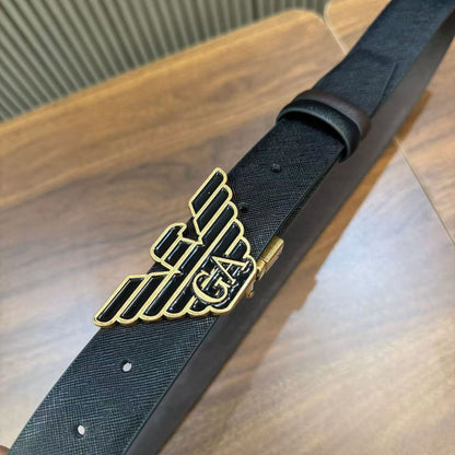 Fashion Eagle Wing Buckle Men's Business Casual Belt