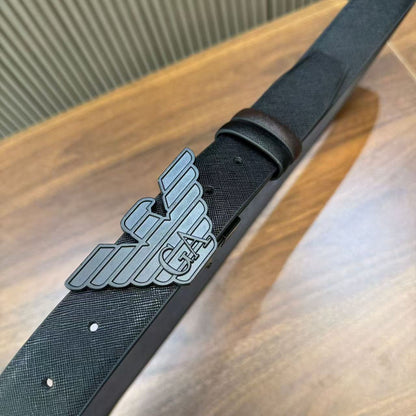 Fashion Eagle Wing Buckle Men's Business Casual Belt