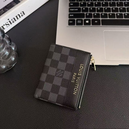 Classic Monogram Multi-Color Zipper Short Wallet