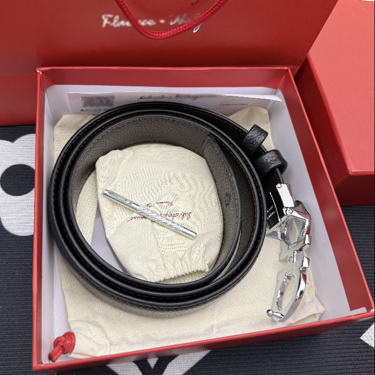 Metal Buckle Business Men's Belt