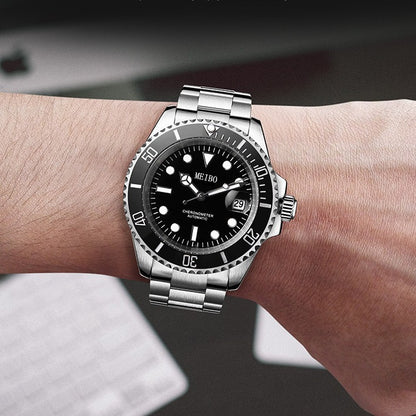 Multi-Color Bezel Versatile Business Wristwatch