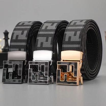 All-over Pattern Business Men's Belt