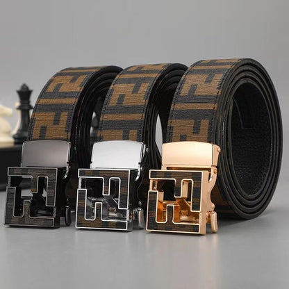 All-over Pattern Business Men's Belt