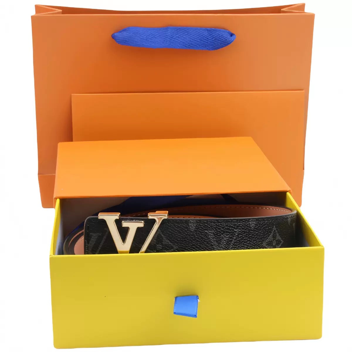 Classic Letter Buckle Men's Belt, Delivery within 5 to 8 days There is a gift box.