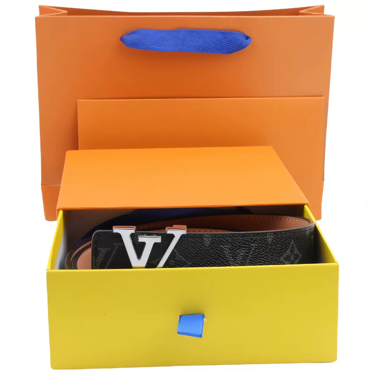 Classic Letter Buckle Men's Belt, Delivery within 5 to 8 days There is a gift box.