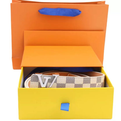 Classic Letter Buckle Men's Belt, Delivery within 5 to 8 days There is a gift box.