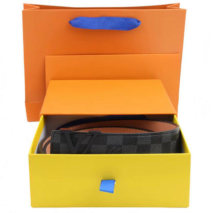 Classic Letter Buckle Men's Belt, Delivery within 5 to 8 days There is a gift box.