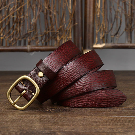 Vintage Copper - Buckle Multi - Color Men's Belt