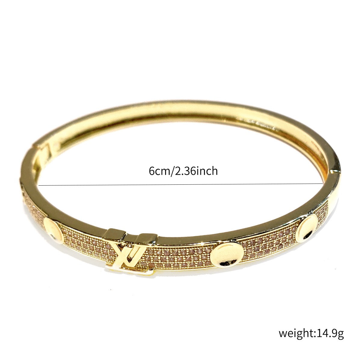 Gold & Silver Two-Tone Stylish Decorative Bracelet