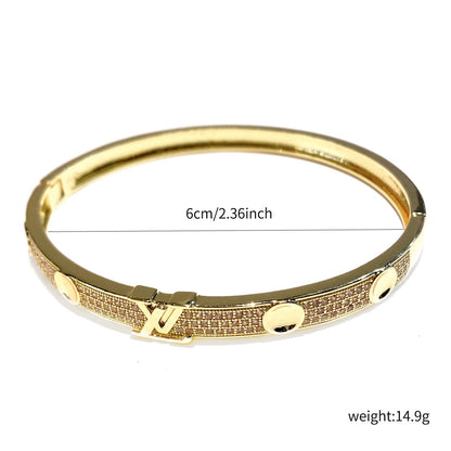 Gold & Silver Two-Tone Stylish Decorative Bracelet
